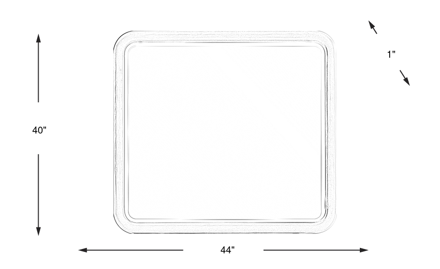 Dimension Image. Please refer to the Dimension Tab on this page for dimension details.