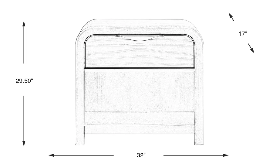 Dimension Image. Please refer to the Dimension Tab on this page for dimension details.