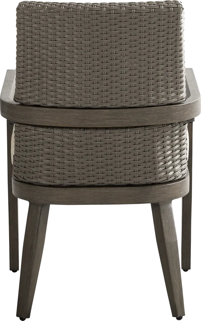 Point Reyes Brown Outdoor Arm Chair - Thumbnail - Image 3