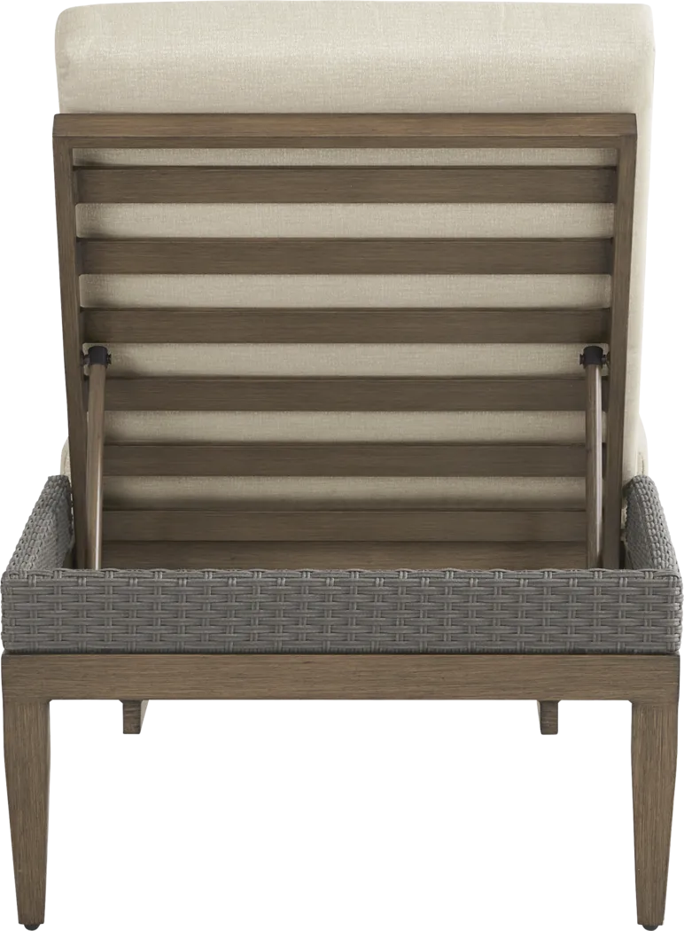 Point Reyes Brown Outdoor Chaise - Thumbnail - Image 2