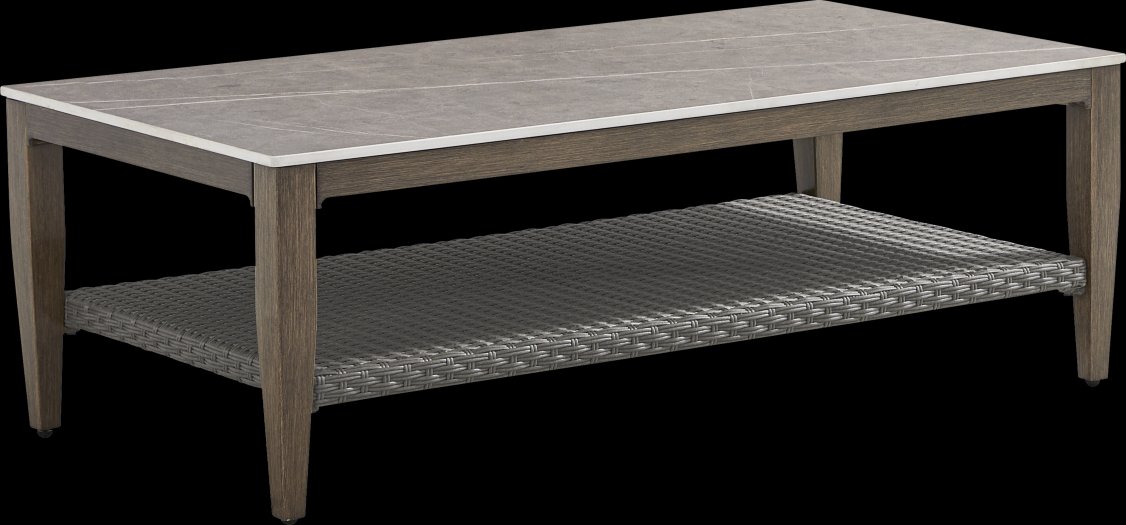 Point Reyes Brown Outdoor Cocktail Table - Thumbnail - Image 1