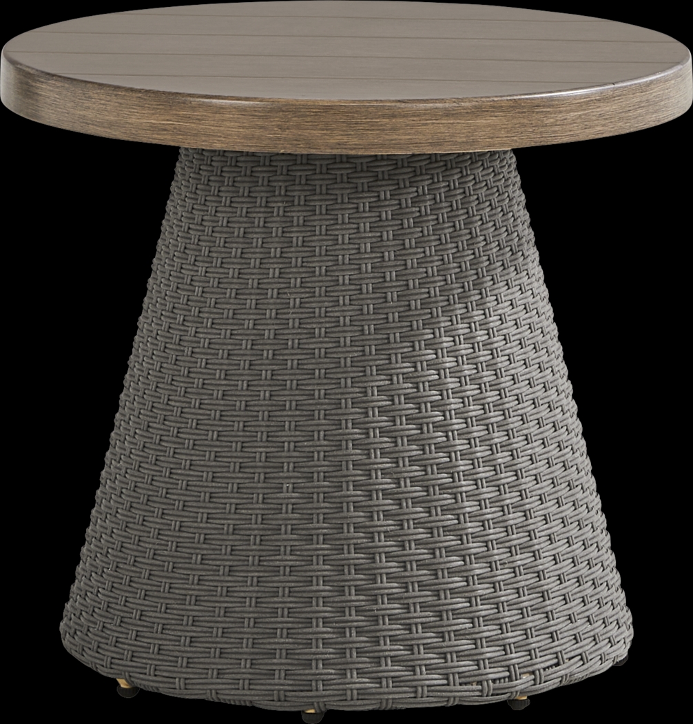 Point Reyes Brown Outdoor End Table - Thumbnail - Image 1