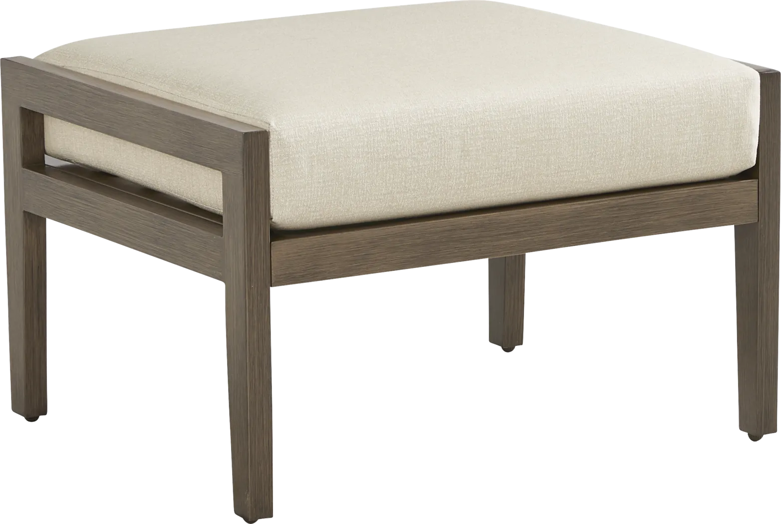 Point Reyes Brown Outdoor Ottoman - Thumbnail - Image 1