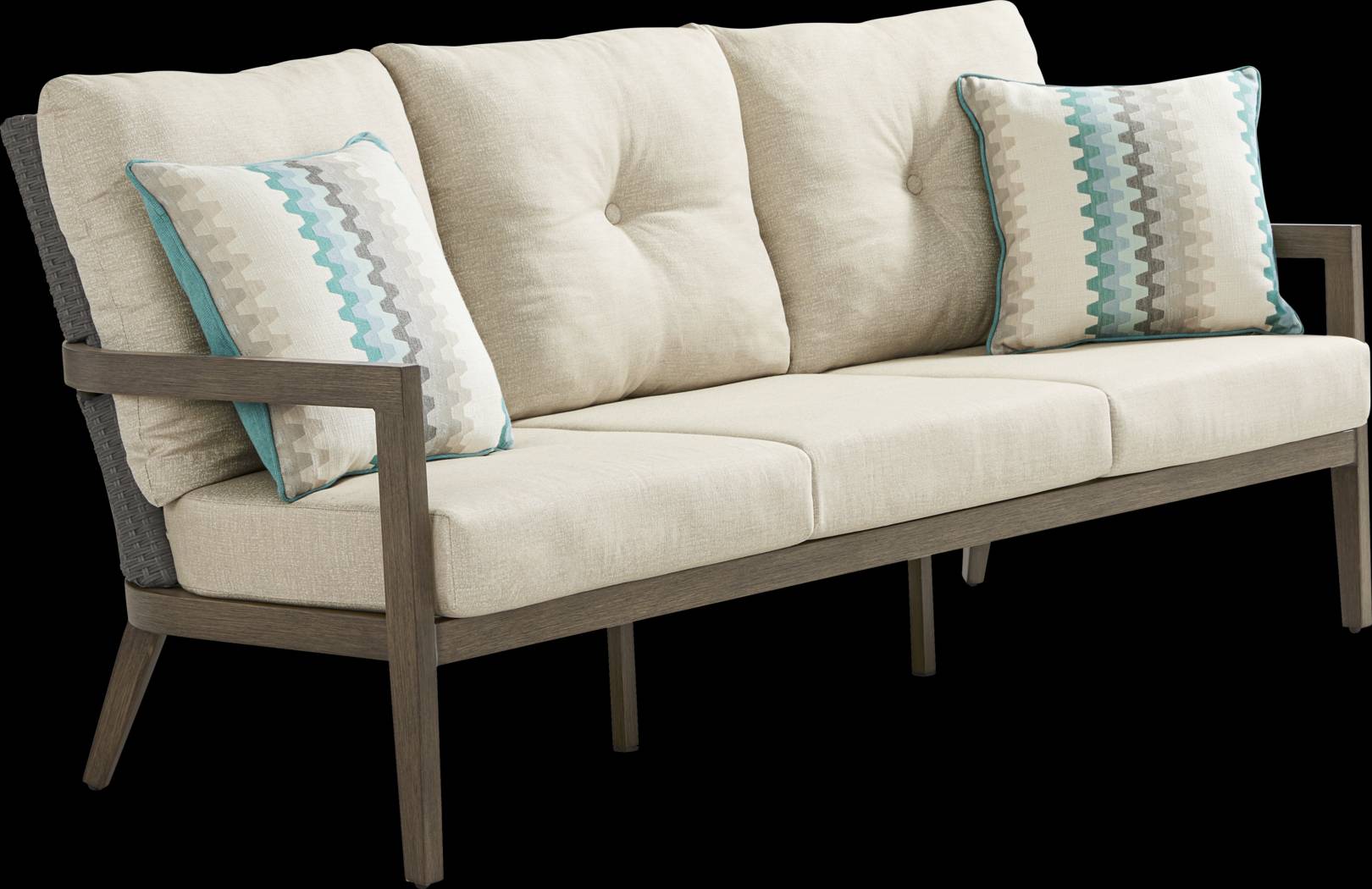 Point Reyes Brown Outdoor Sofa - Thumbnail - Image 3