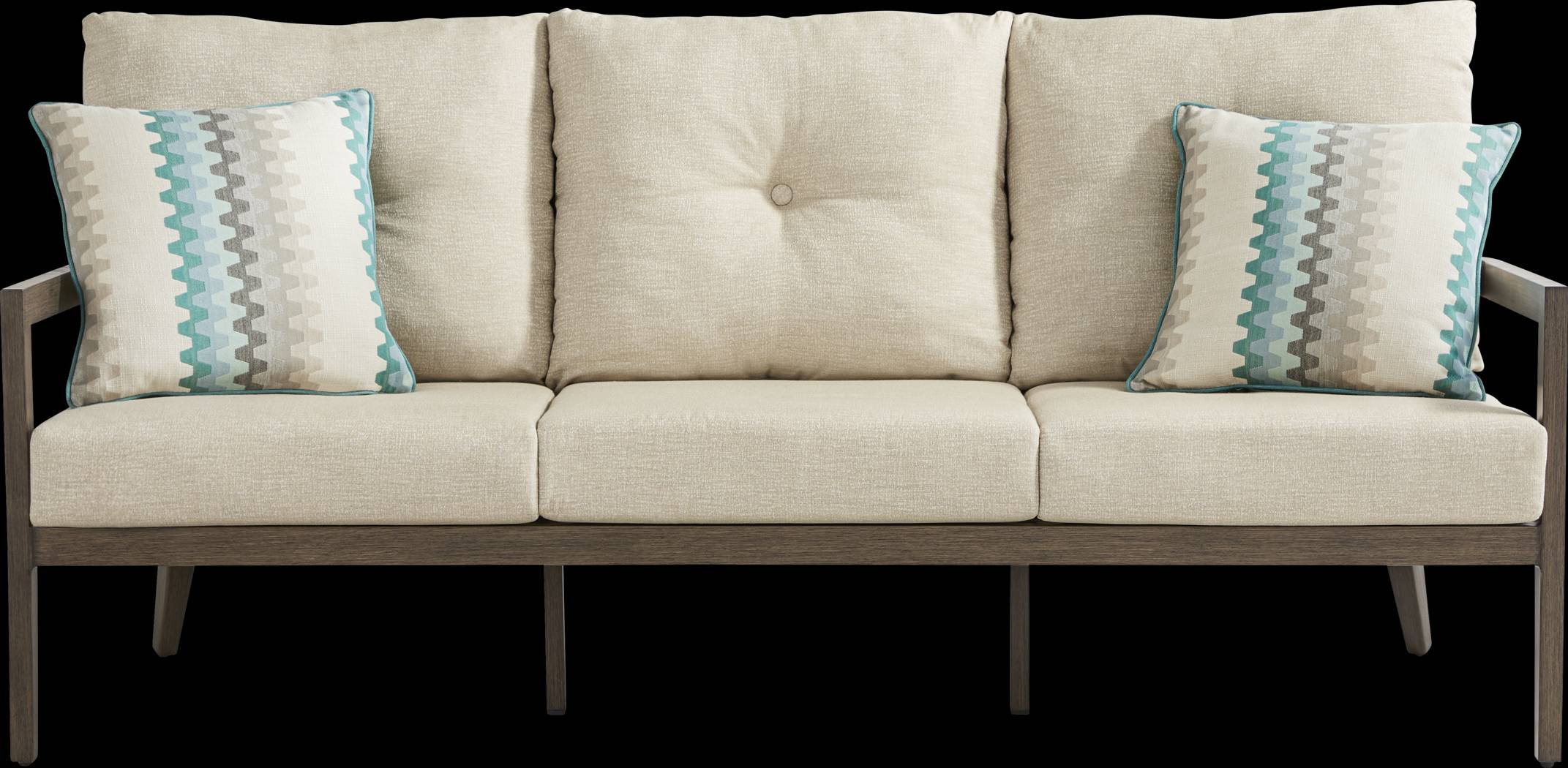 Point Reyes Brown Outdoor Sofa - Thumbnail - Image 1