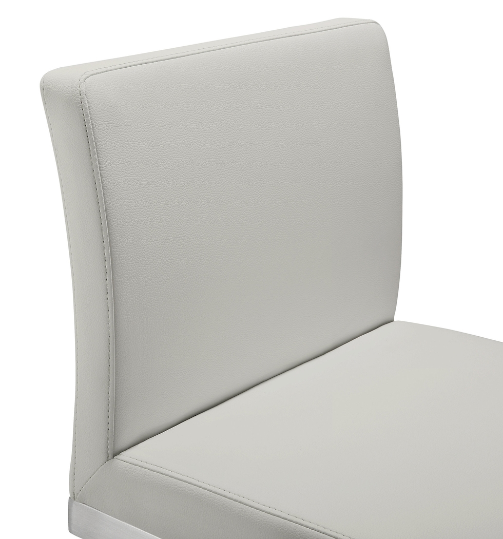 Polaris Light Gray Counter Height Stool, Set of 2 - Thumbnail - Image 2