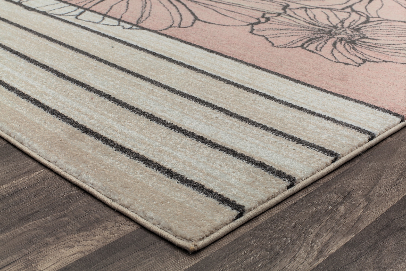 Polilan Pink 5' x 7' Rug - Thumbnail - Image 3