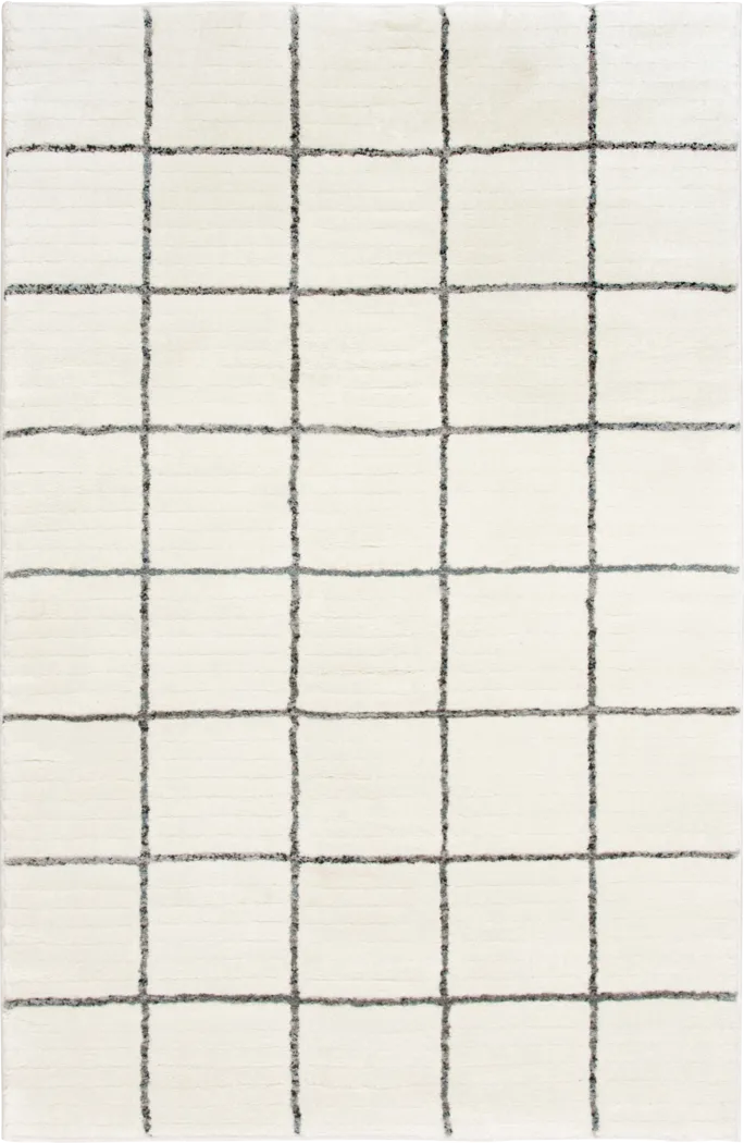 Polly Alley Ivory 7'10 x 9'10 Rug - Thumbnail - Image 1