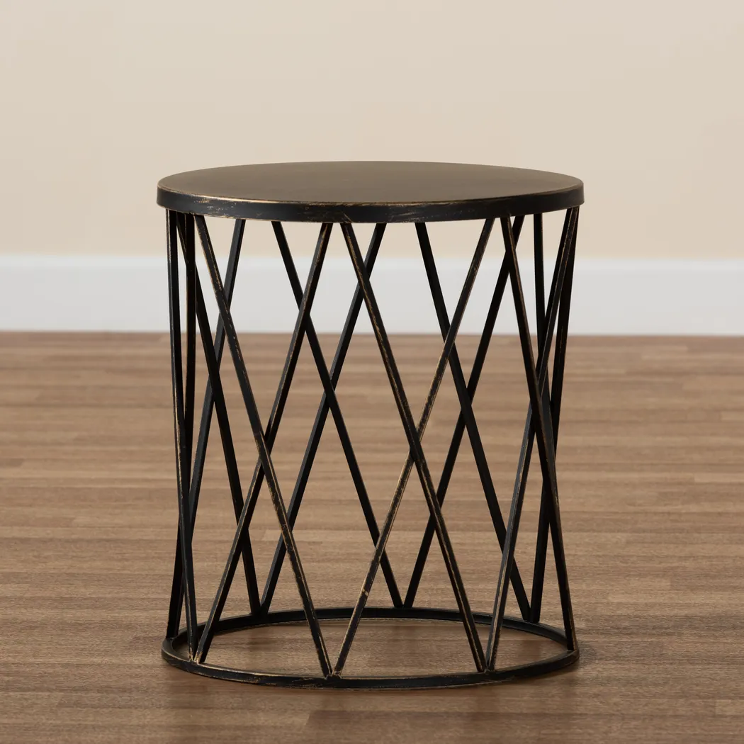 Pollyanne Black End Table - Thumbnail - Image 5