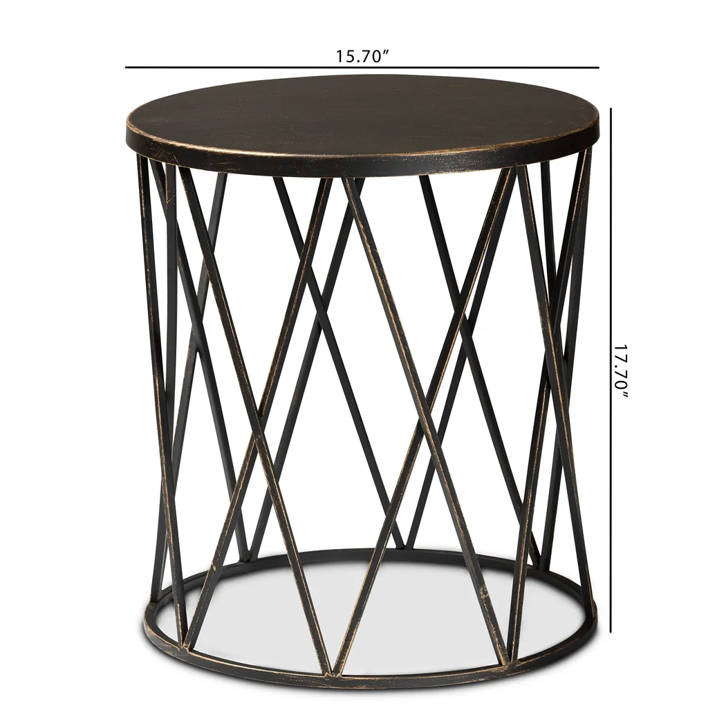 Pollyanne Black End Table - Thumbnail - Image 7