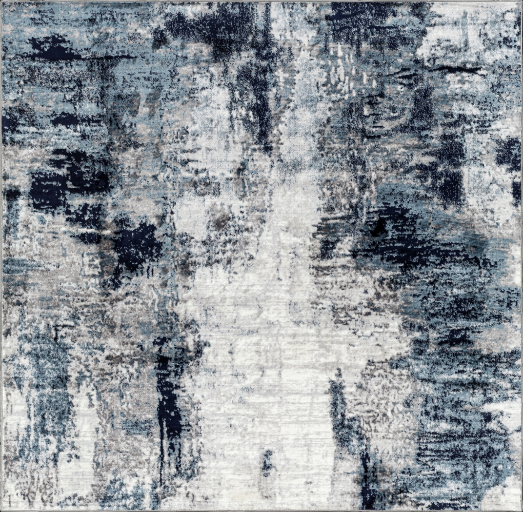 Polvogt I Blue 6'7 Square Rug - Thumbnail - Image 1