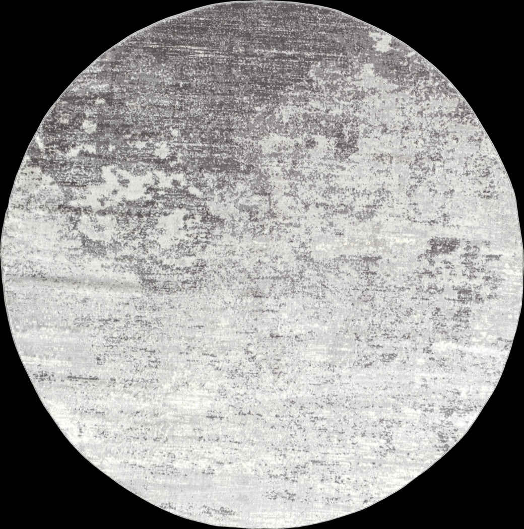 Polvogt II Slate 7'10 Round Rug - Thumbnail - Image 1