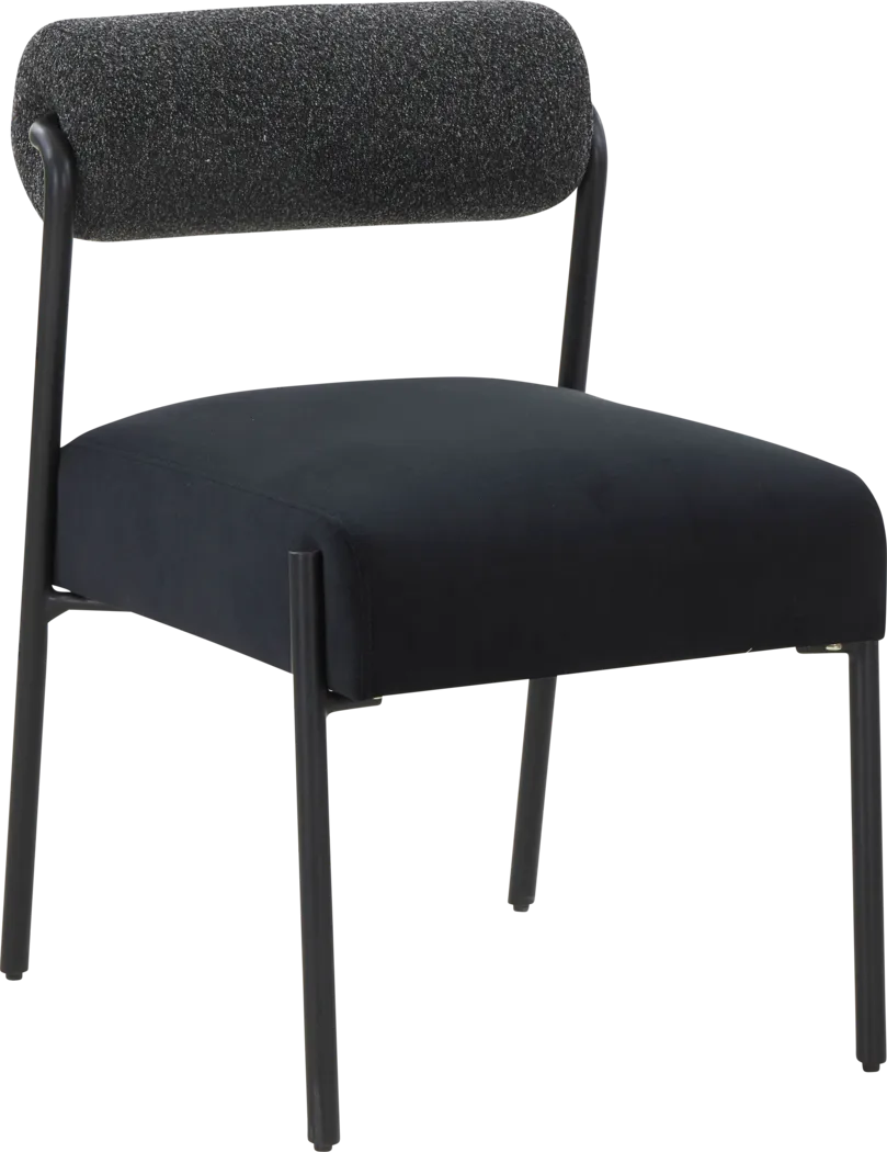 Polvorosa Black Dining Chair, Set of 2 - Thumbnail - Image 3