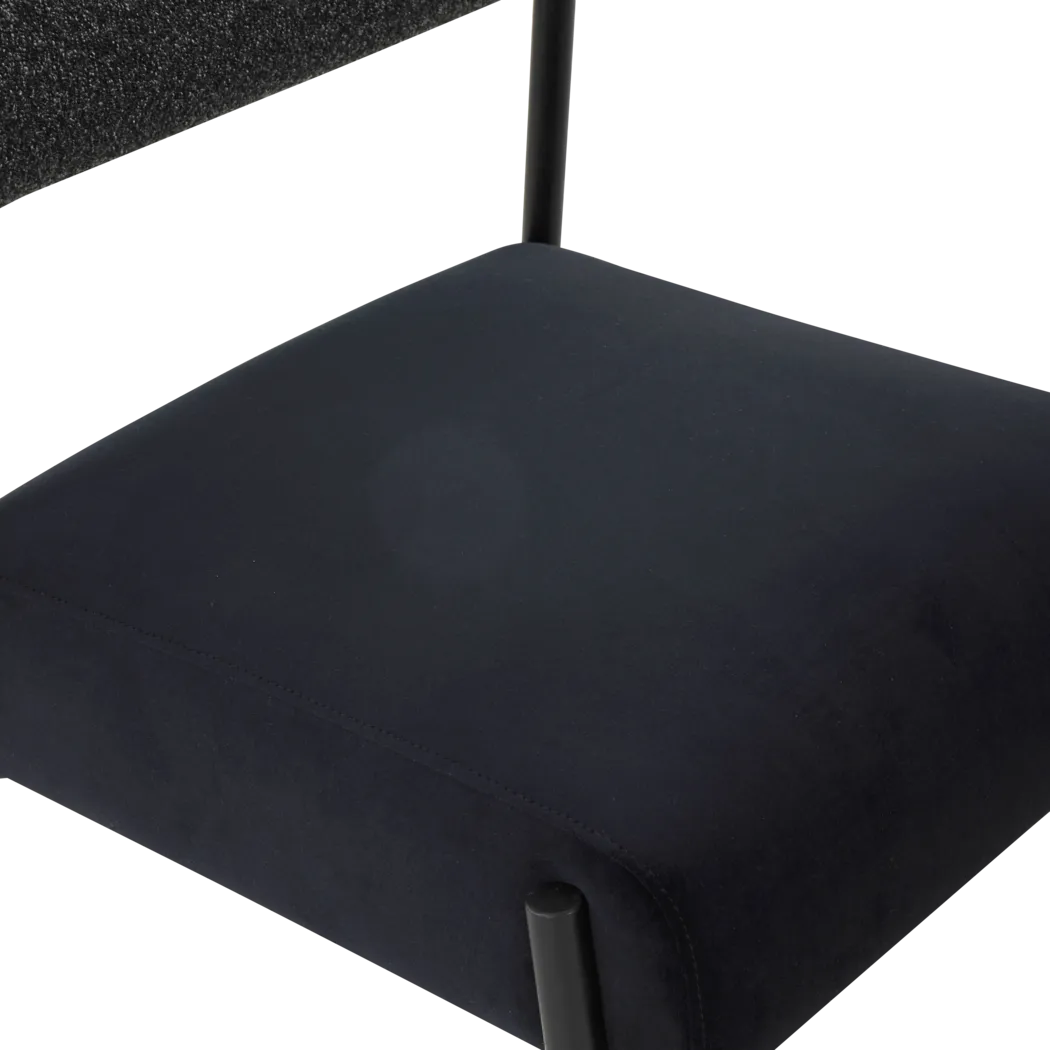 Polvorosa Black Dining Chair, Set of 2 - Thumbnail - Image 6