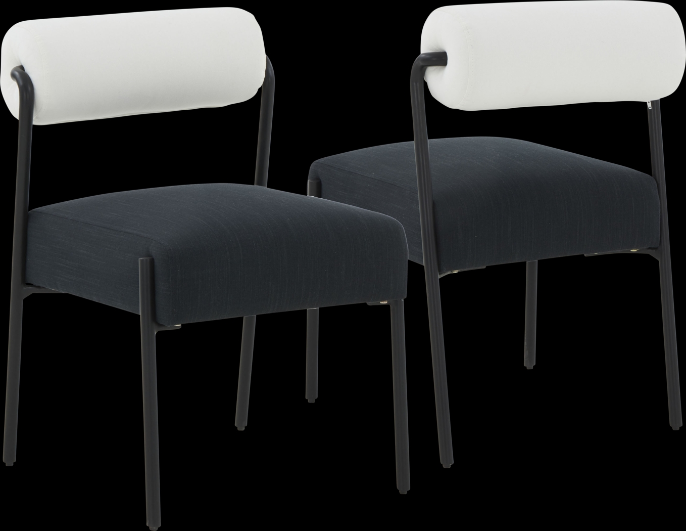 Polvorosa White Dining Chair, Set of 2 - Thumbnail - Image 1