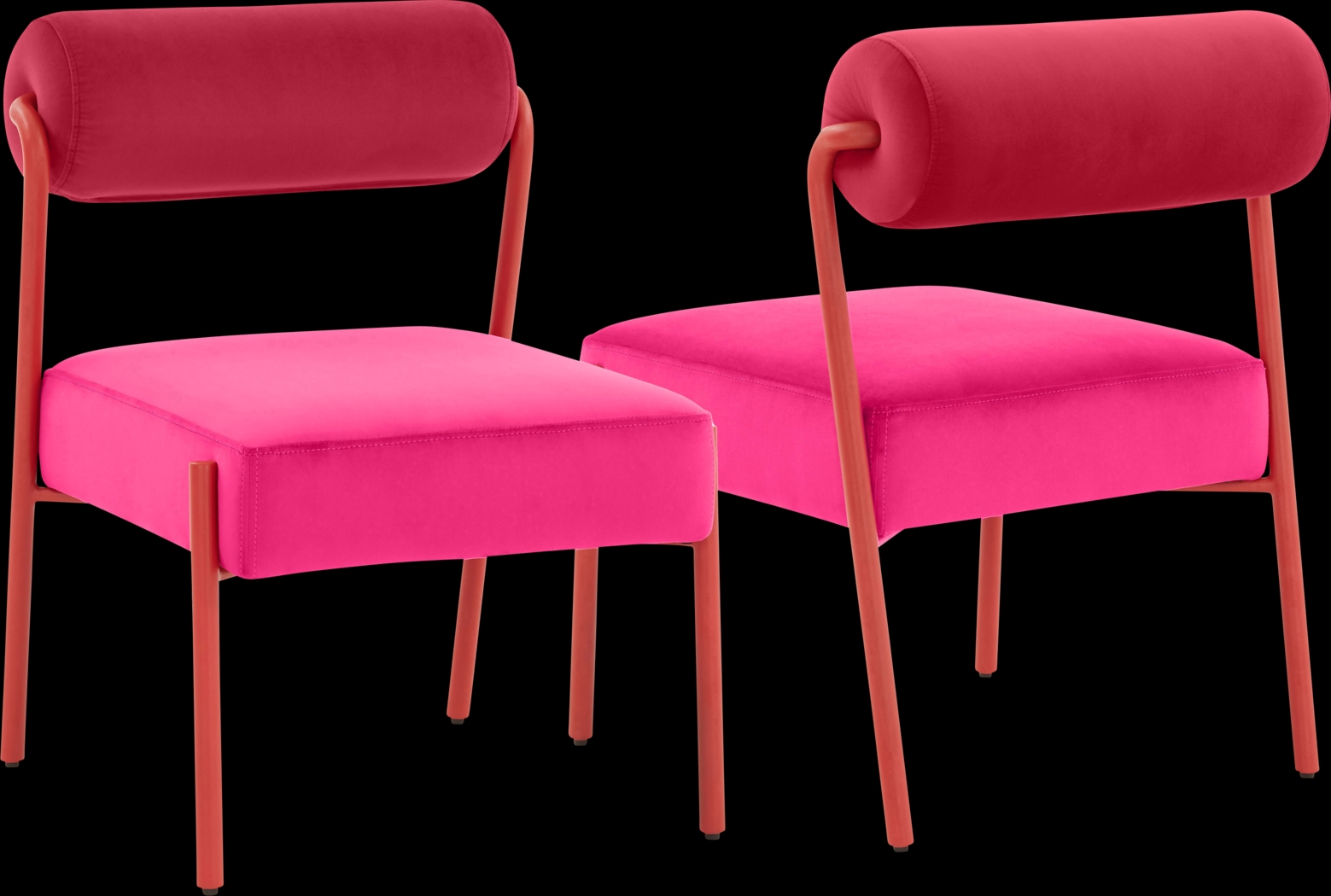 Polvorosa Pink Dining Chair, Set of 2 - Thumbnail - Image 1