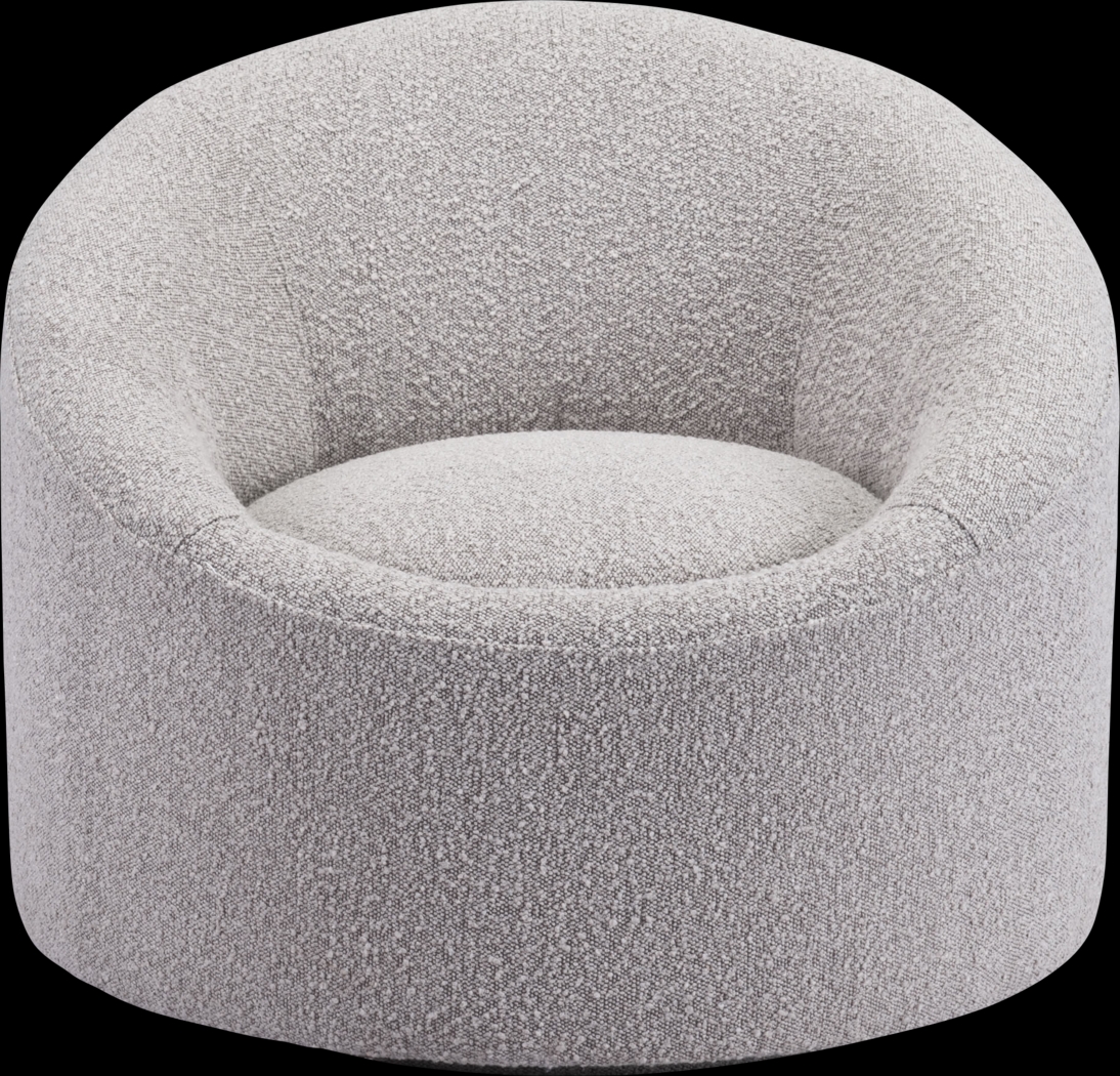 Pommesse Gray Accent Chair - Thumbnail - Image 2