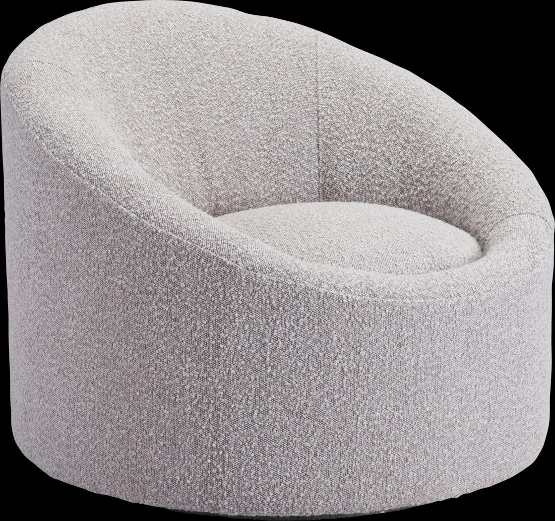 Pommesse Gray Accent Chair - Thumbnail - Image 1
