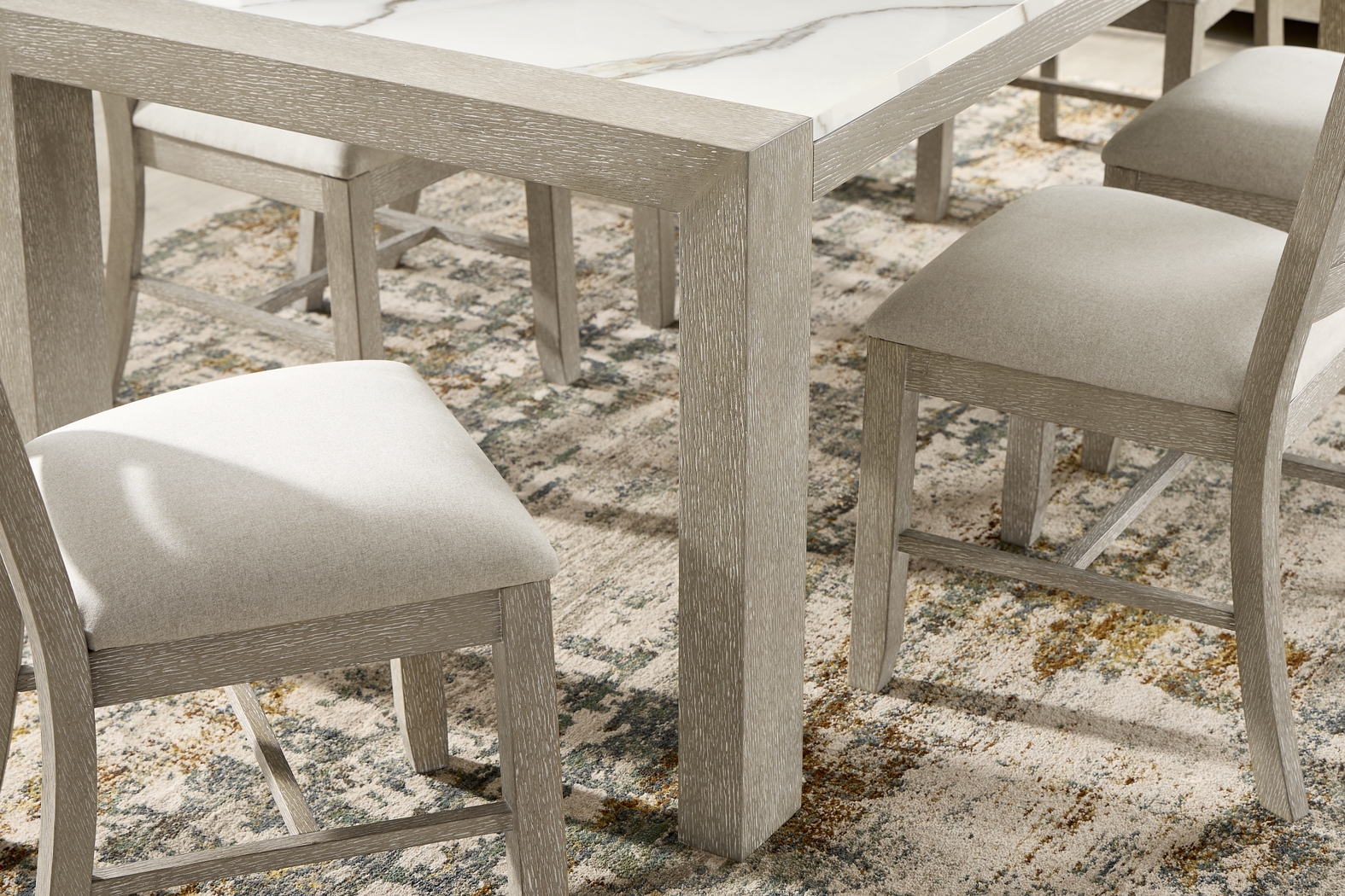 Pompei Gray Dining Table - Thumbnail - Image 4