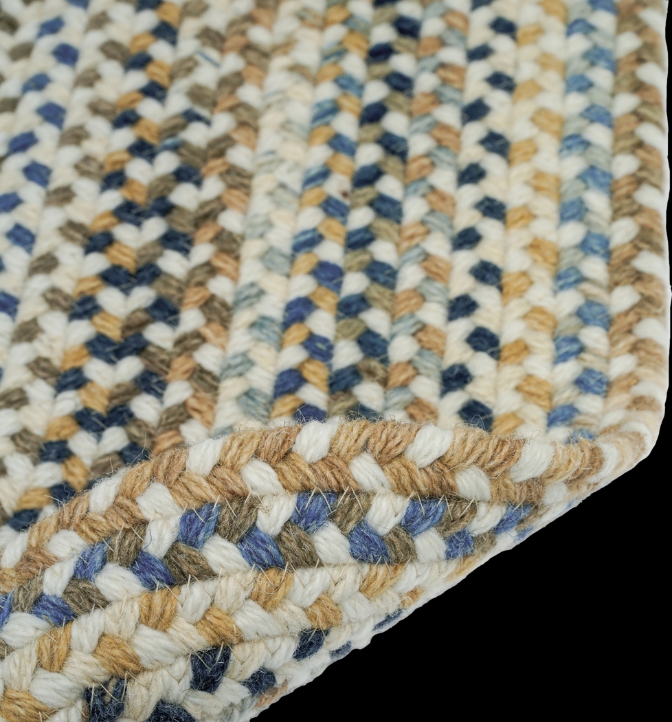 Poncola Tan 8' x 11' Oval Rug - Thumbnail - Image 3