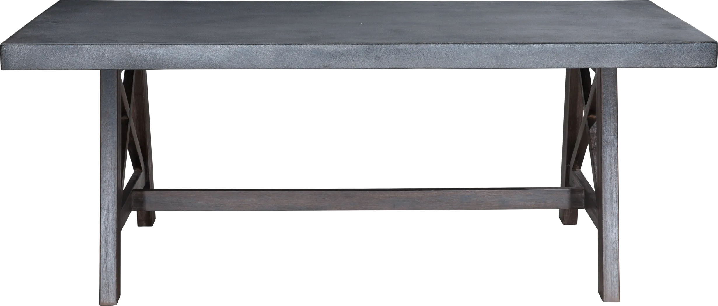 Pondfield Cove Gray Outdoor Dining Table - Thumbnail - Image 3