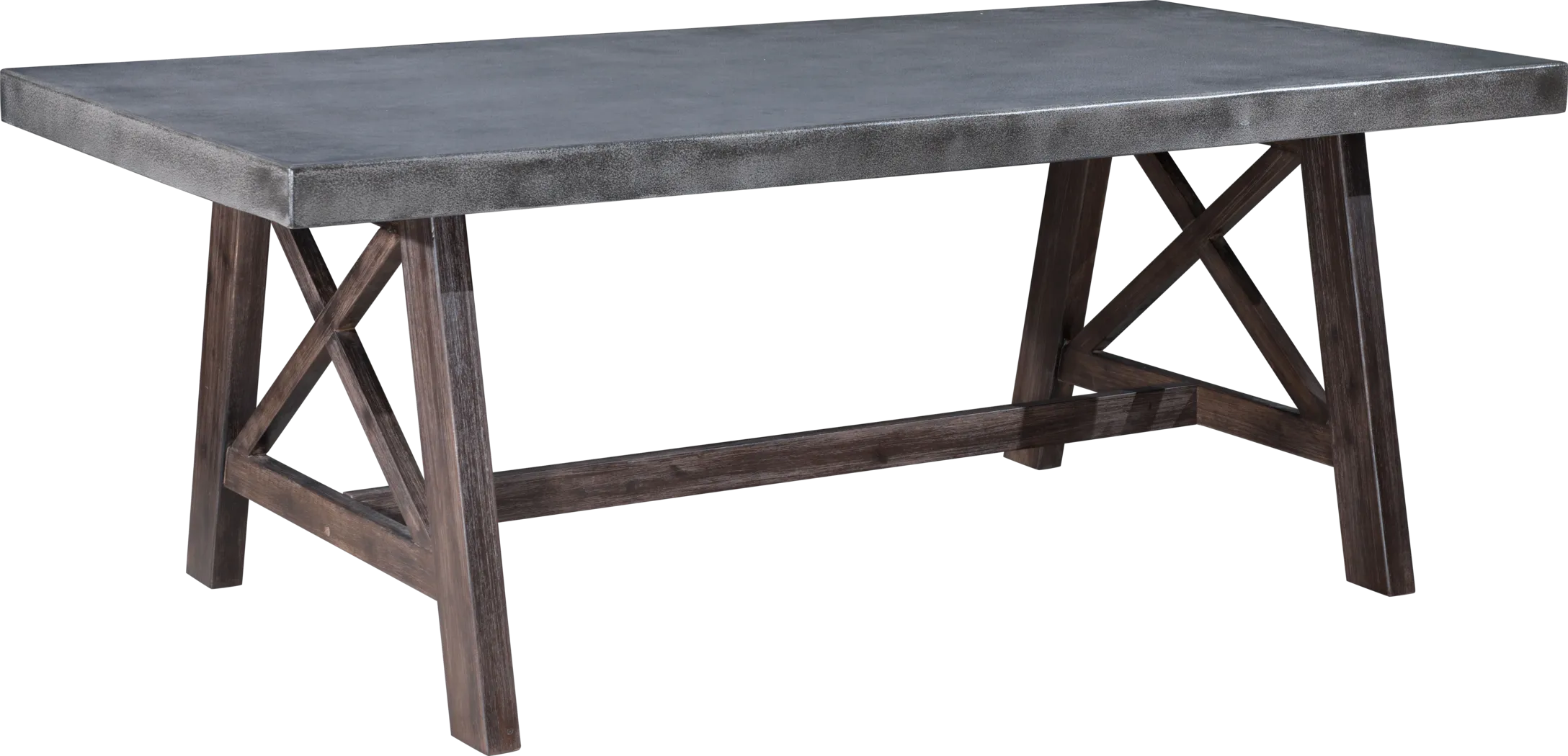 Pondfield Cove Gray Outdoor Dining Table - Thumbnail - Image 1