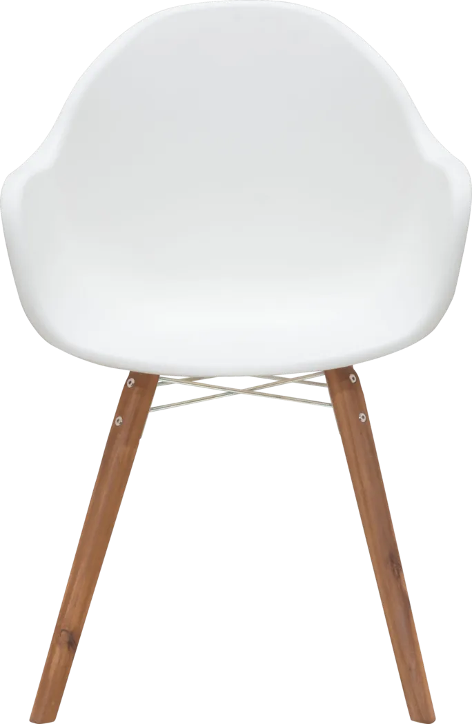 Pondfield Cove White Outdoor Dining Chair, Set of 4 - Thumbnail - Image 3