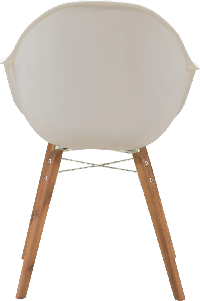 Pondfield Cove White Outdoor Dining Chair, Set of 4 - Thumbnail - Image 4