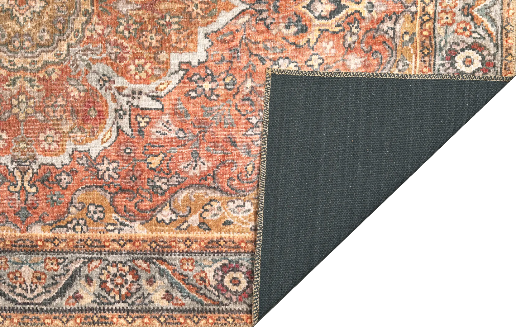 Pongan Rust 5' x 7'6 Rug - Thumbnail - Image 4