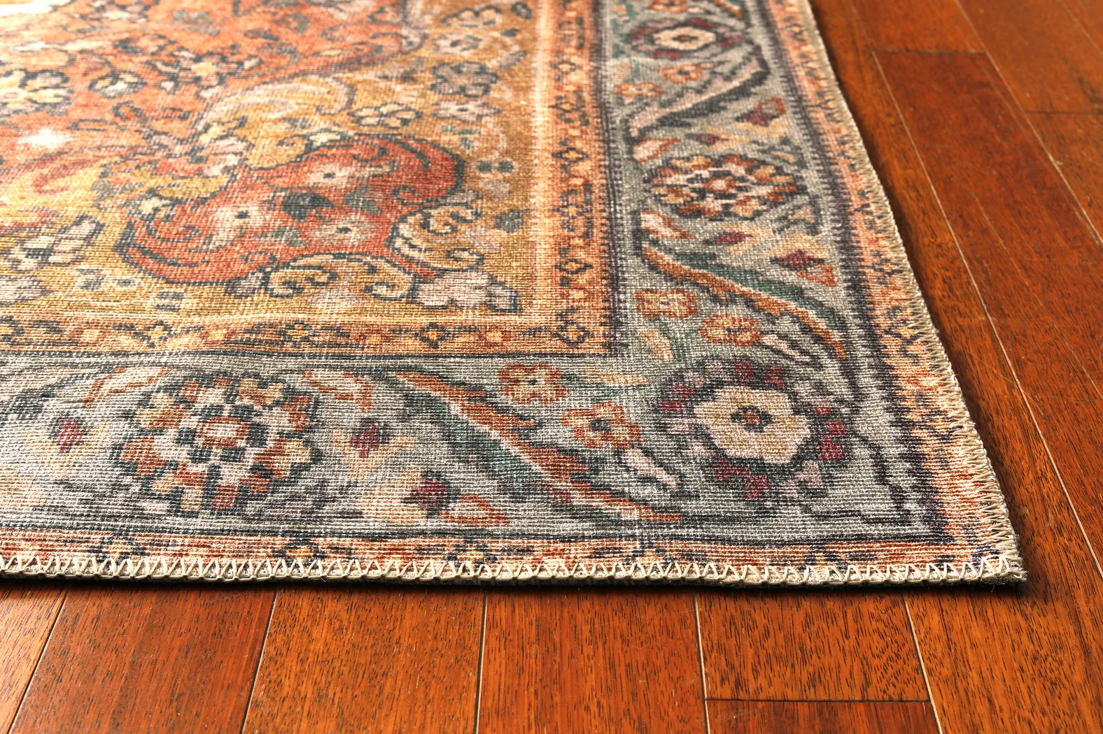Pongan Rust 7'6 x 9'6 Rug - Thumbnail - Image 3