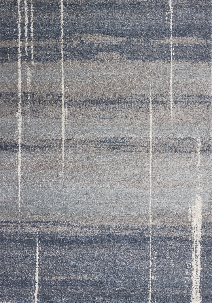 Ponorial Blue 7'10 x 10'10 Rug - Thumbnail - Image 1