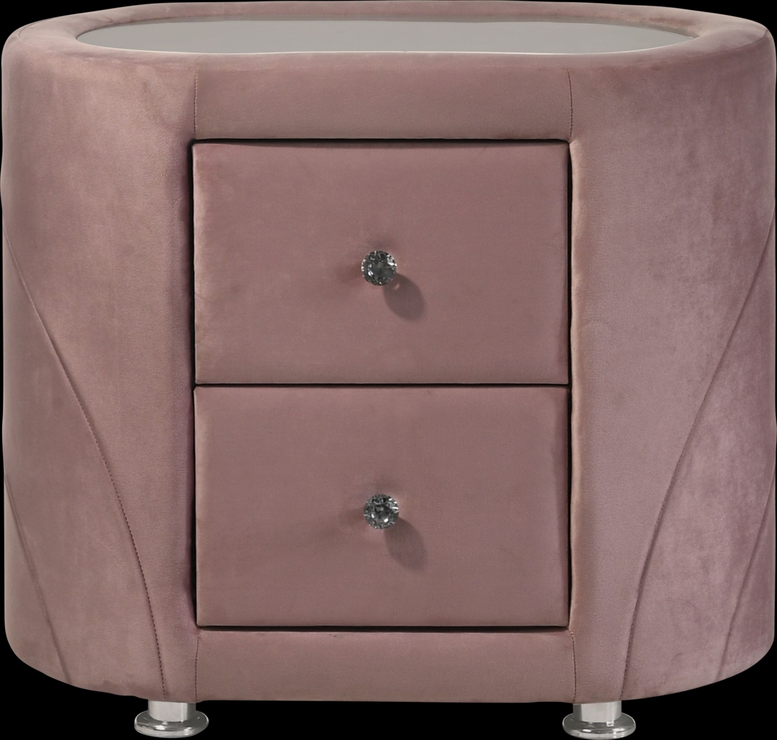 Pontiff Pink Nightstand - Thumbnail - Image 2