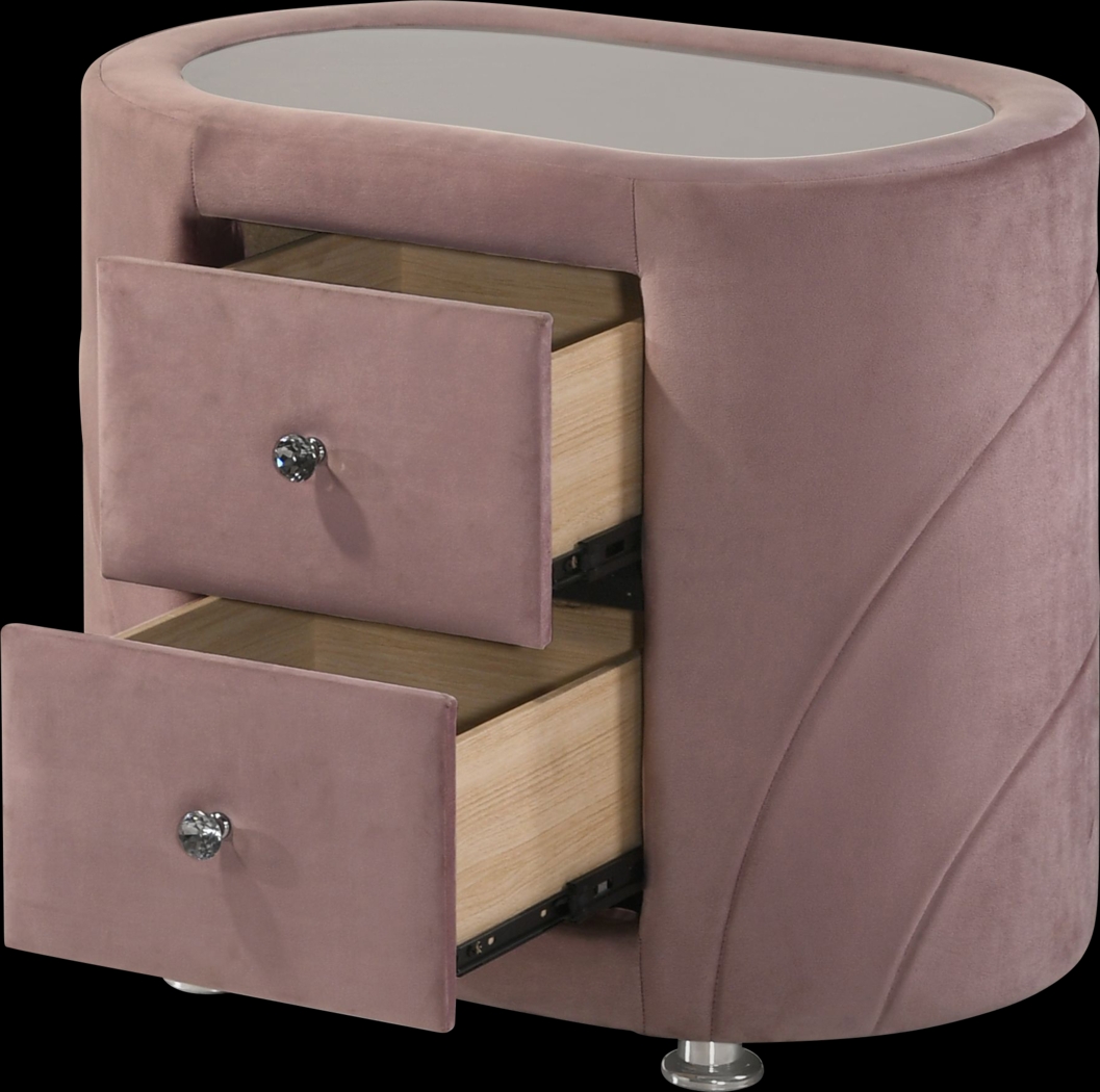 Pontiff Pink Nightstand - Thumbnail - Image 3
