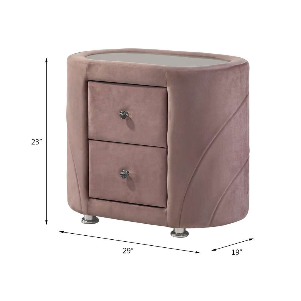Pontiff Pink Nightstand - Thumbnail - Image 9