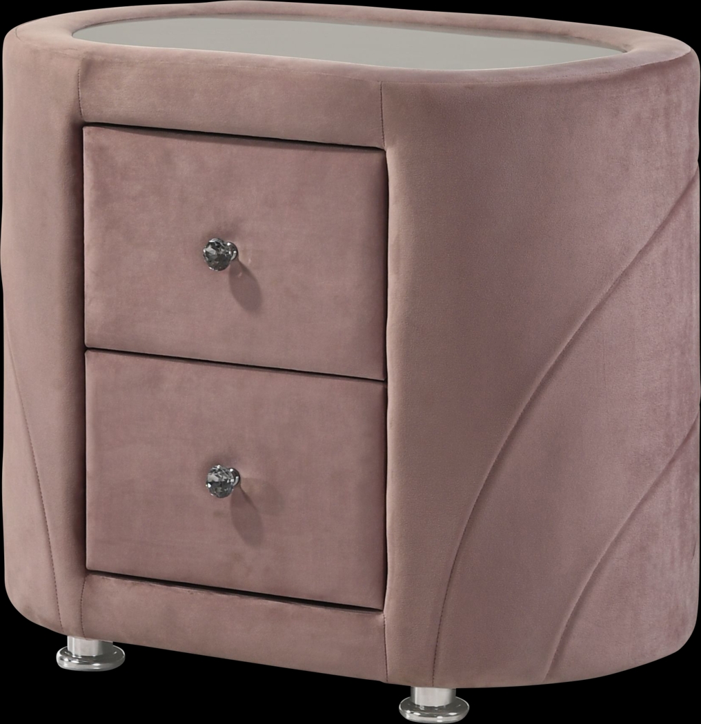 Pontiff Pink Nightstand - Thumbnail - Image 1