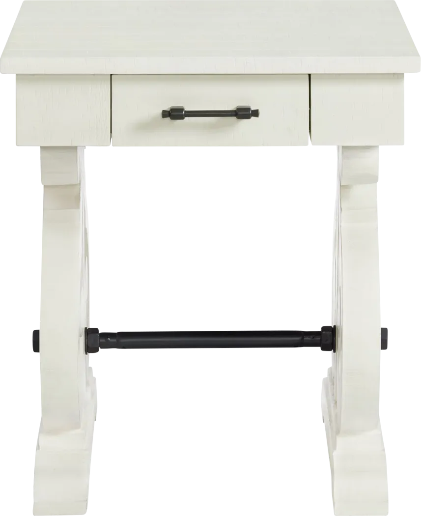 Pontotoc White End Table - Thumbnail - Image 3