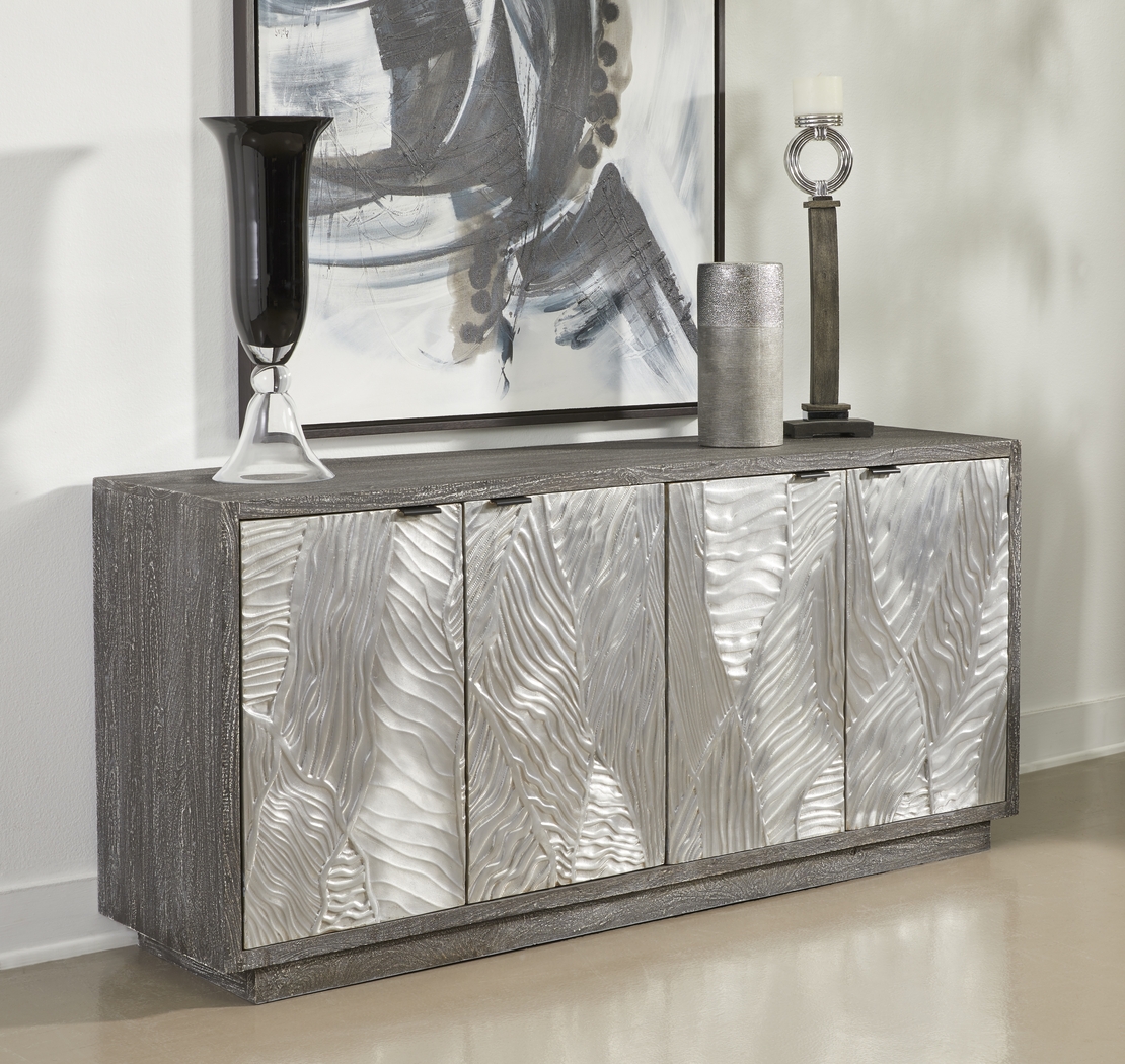 Popejoy Gray Credenza - Thumbnail - Image 2