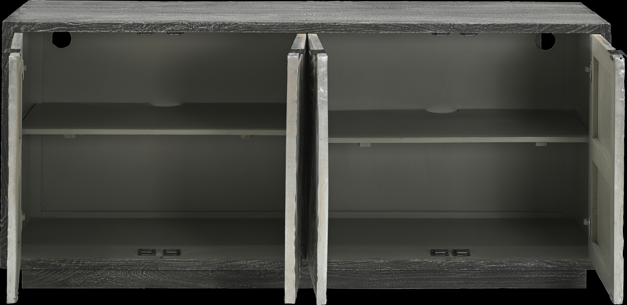 Popejoy Gray Credenza - Thumbnail - Image 3