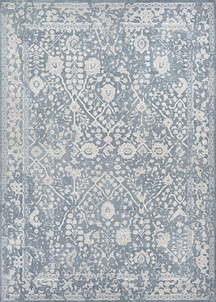 Popelka Blue 7'10 x 10'9 Rug - Thumbnail - Image 1