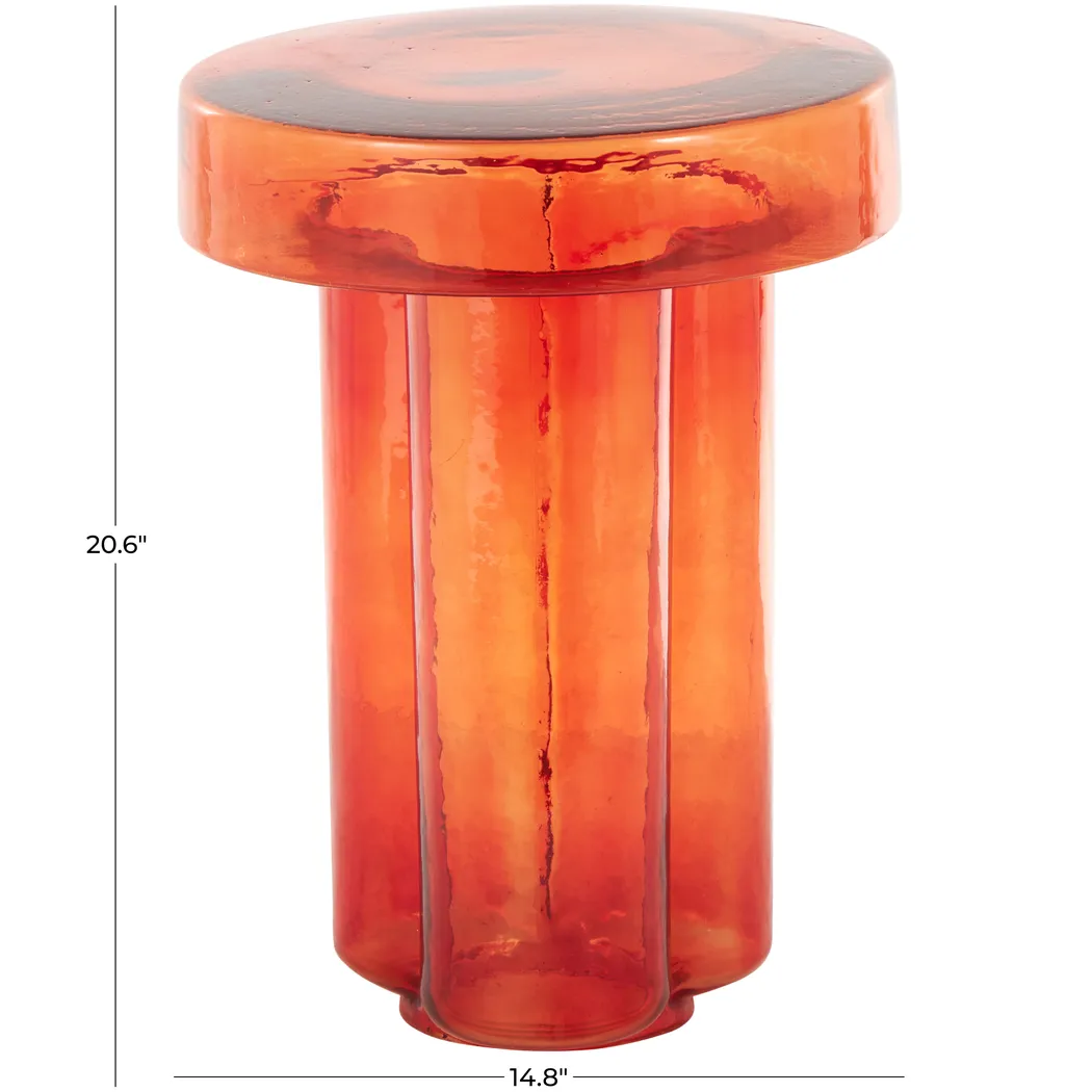 Popera II Red Accent Table - Thumbnail - Image 7