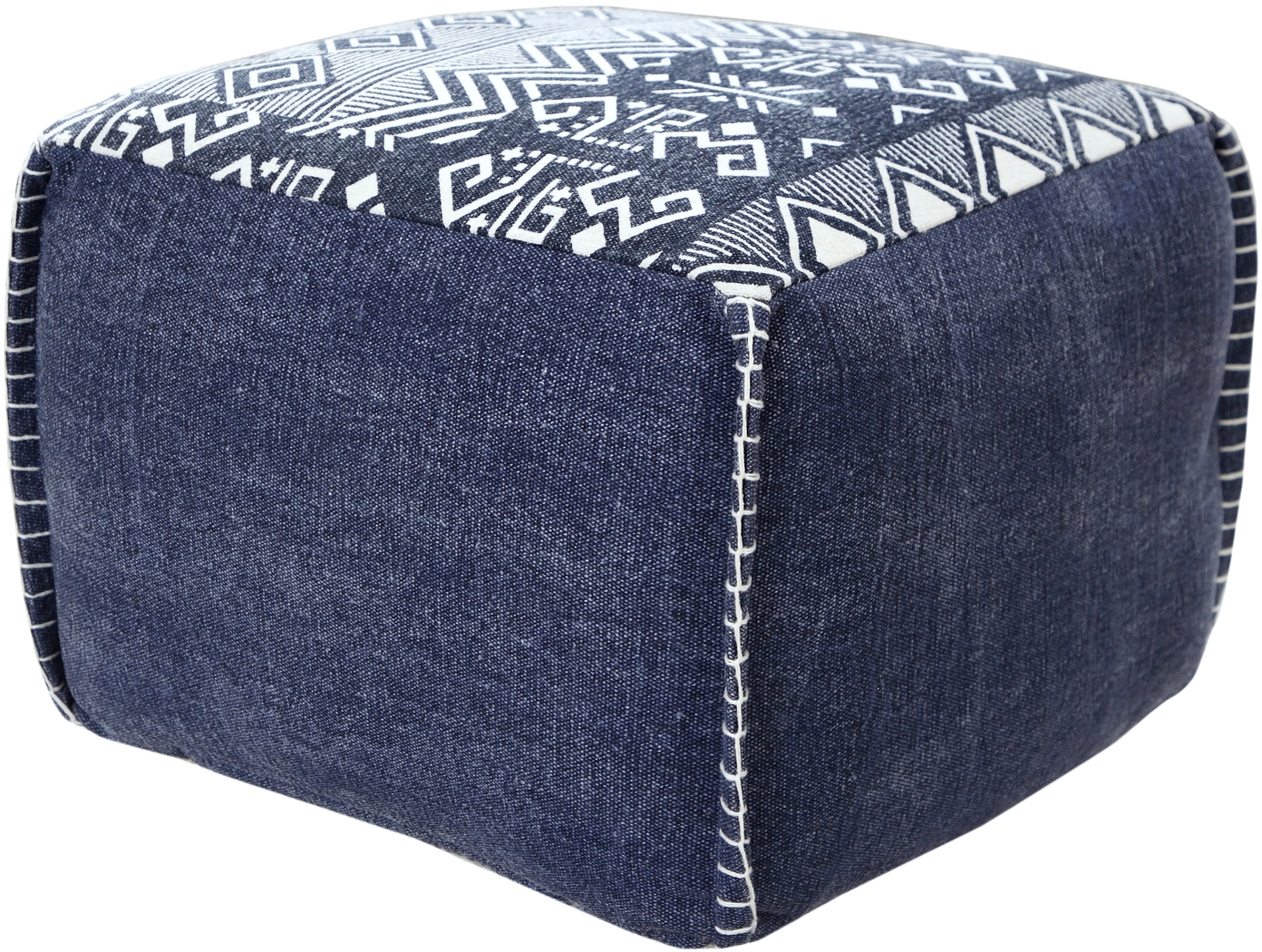 Popilen Blue Pouf - Thumbnail - Image 4