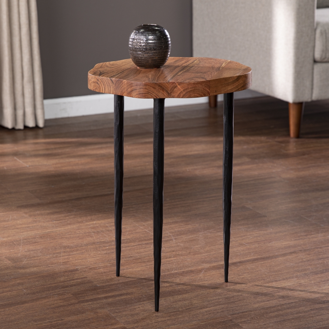 Poplarwood Brown End Table - Thumbnail - Image 4