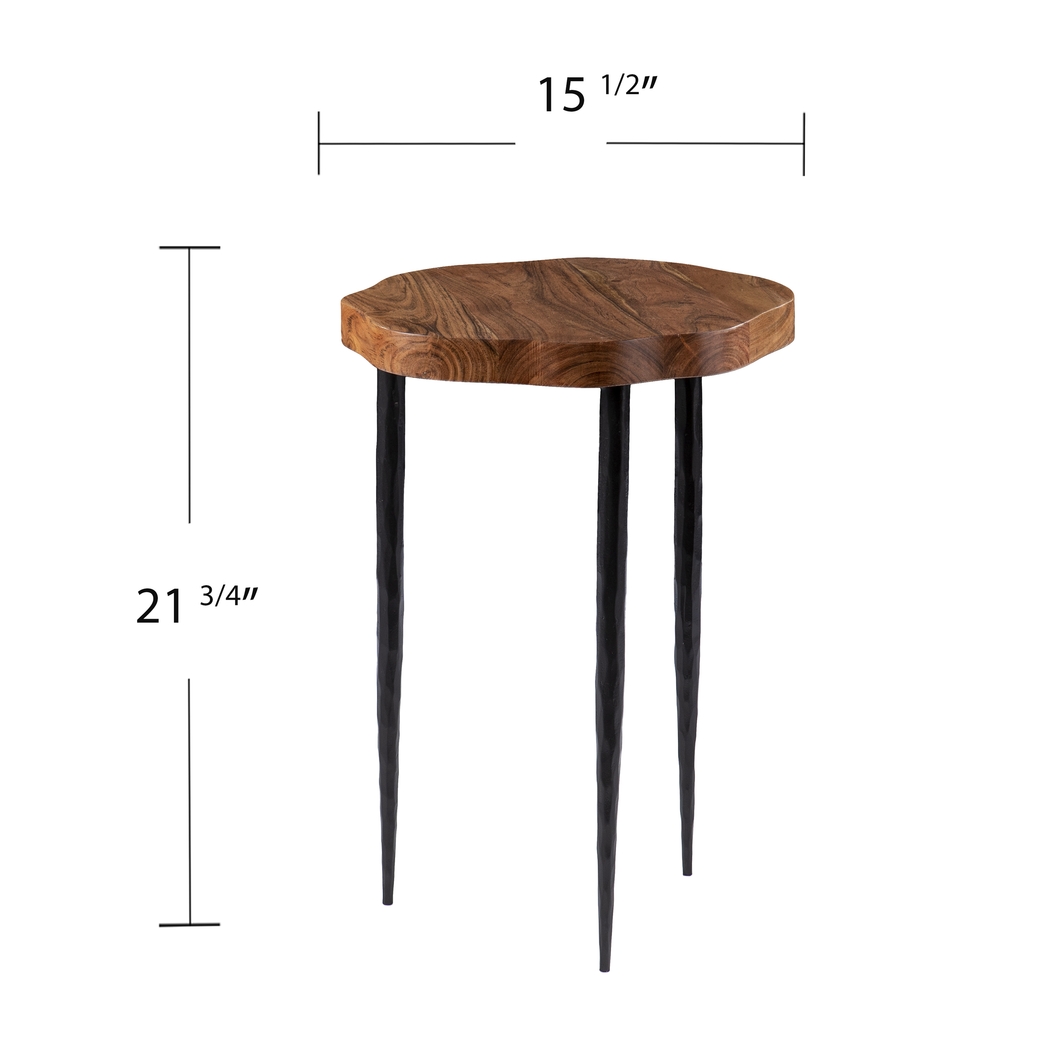 Poplarwood Brown End Table - Thumbnail - Image 5