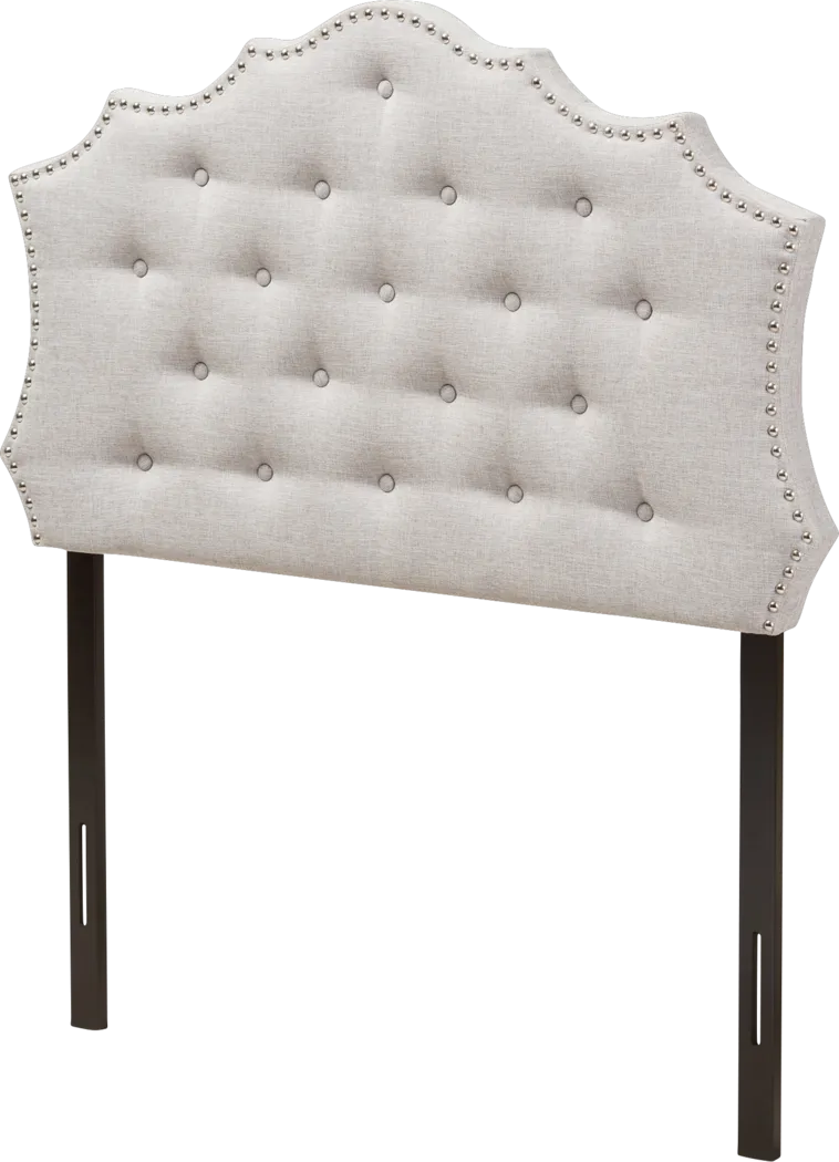 Poppleton Gray Full Upholstered Headboard - Thumbnail - Image 3