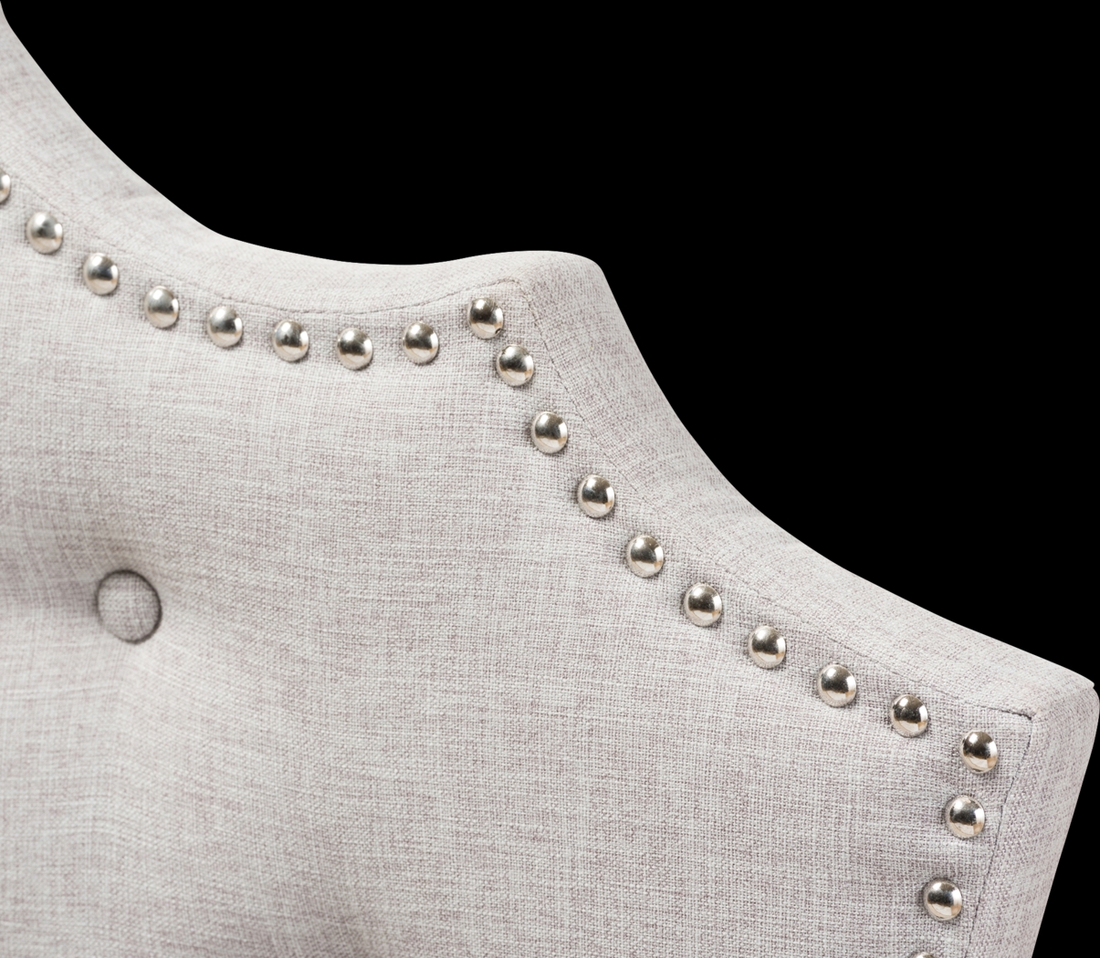 Poppleton Gray Twin Upholstered Headboard - Thumbnail - Image 4