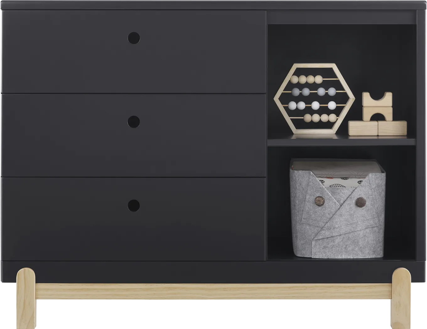 Kids Poppy Gray Dresser - Thumbnail - Image 5