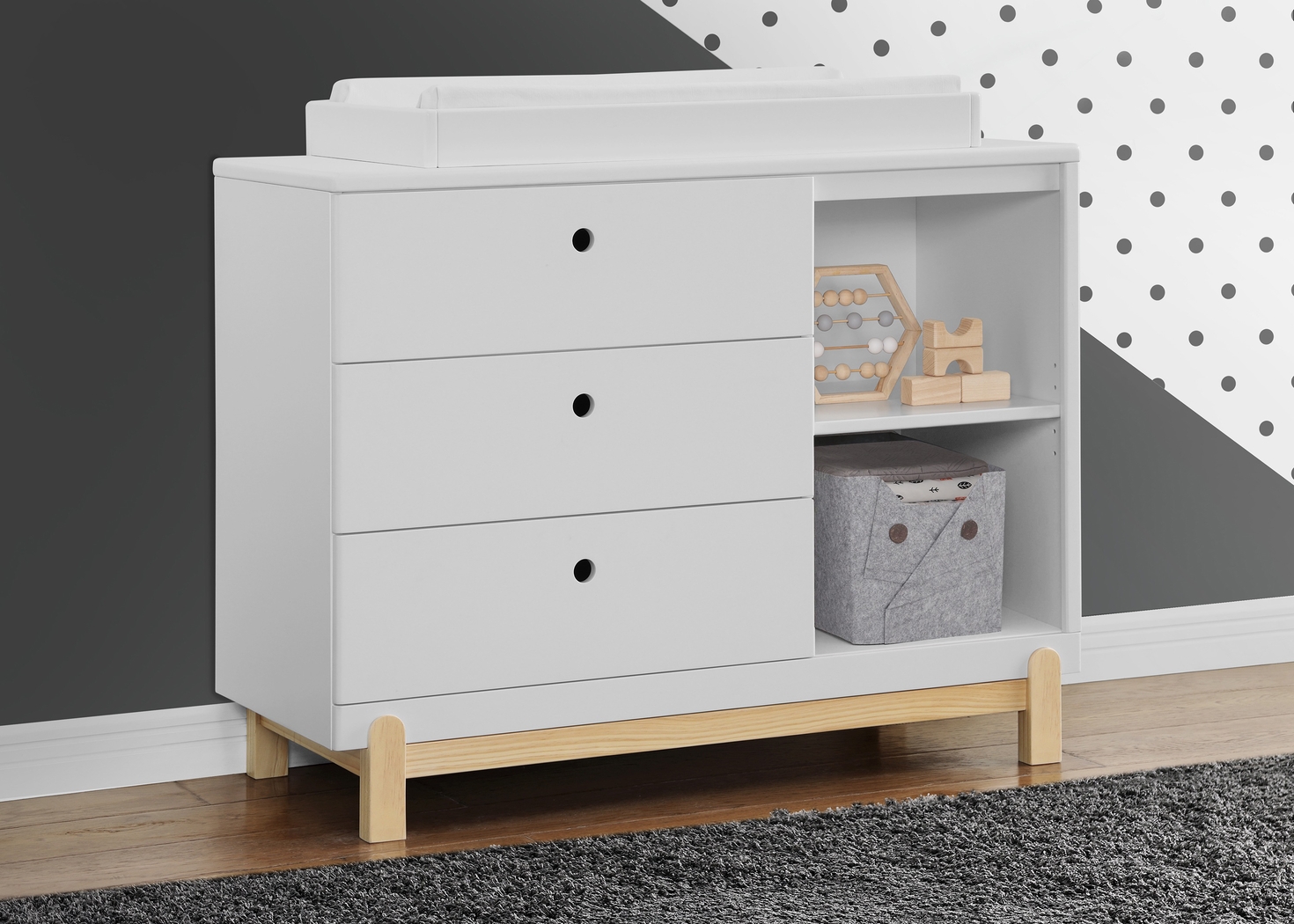 Kids Poppy White Dresser - Thumbnail - Image 2