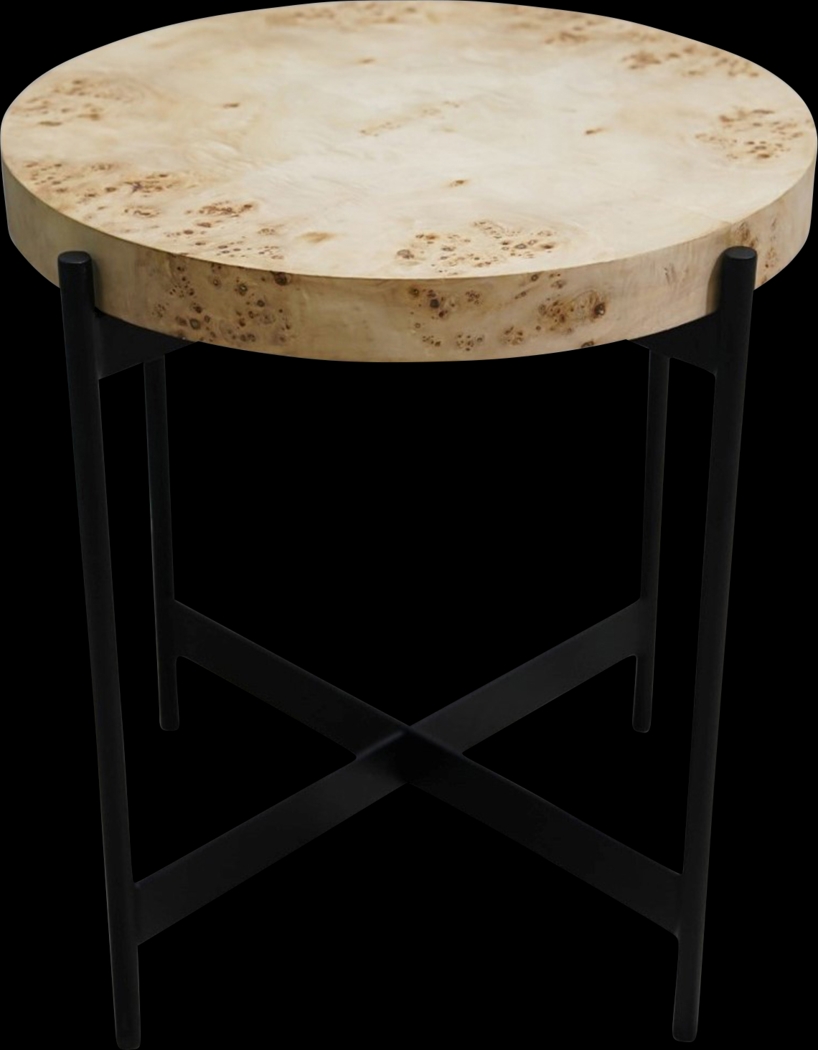 Poreile Natural Accent Table - Thumbnail - Image 1