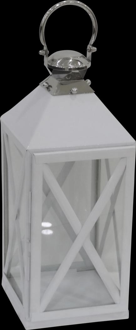 Port Talba Silver Medium Indoor/Outdoor Lantern - Thumbnail - Image 1