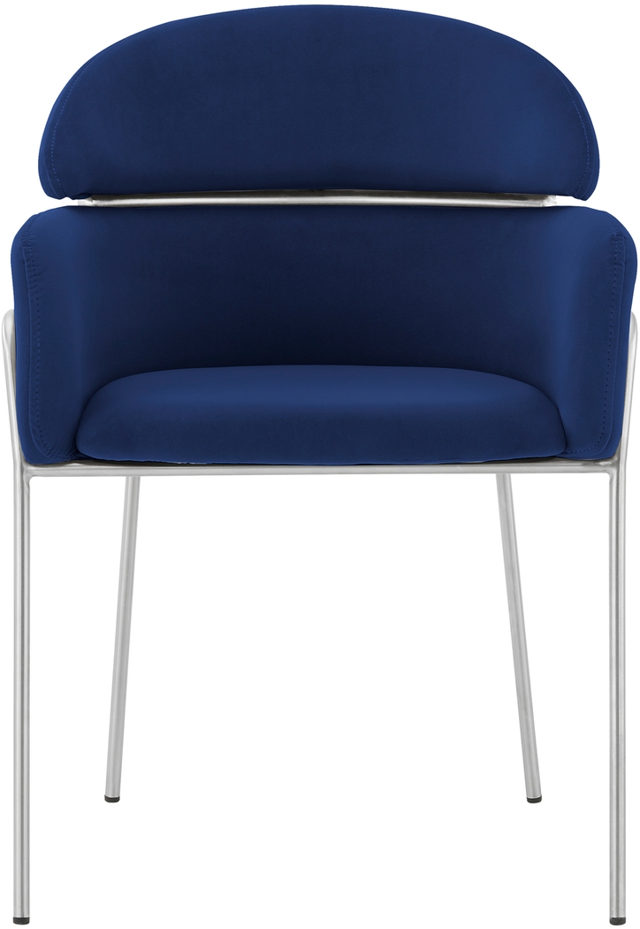 Portalane Dark Blue Dining Chair, Set of 2 - Thumbnail - Image 2